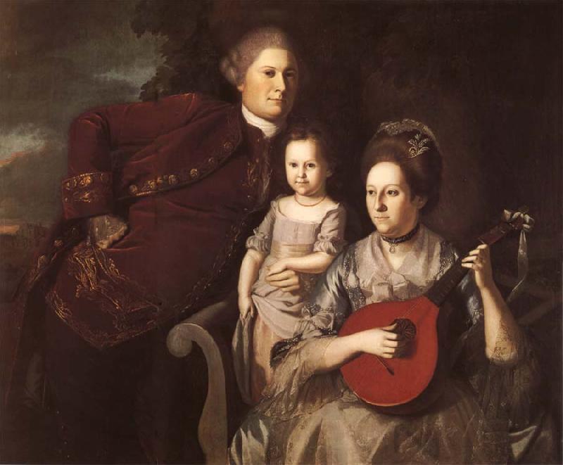 Charles Wilson Peale Die Familie Edward Lloyd oil painting image